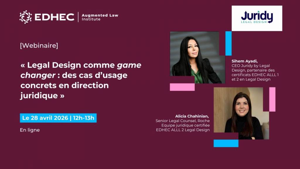 Legal Design n’était pas un simple outil, mais un véritable game changer pour les directions juridiques